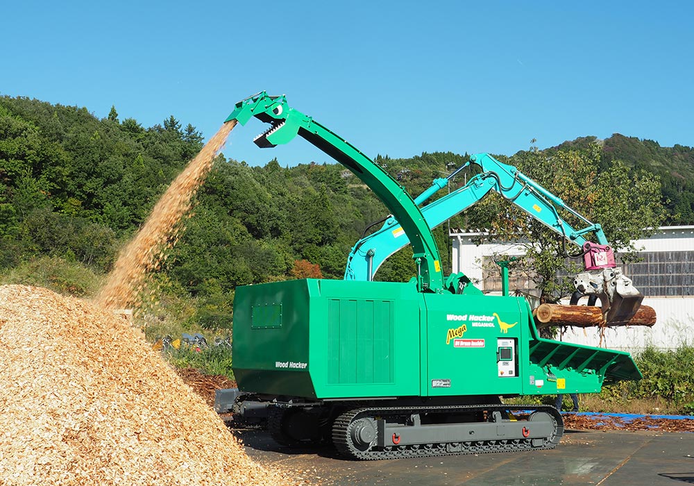 福井にちなんで恐竜に仮装したMEGA561DL